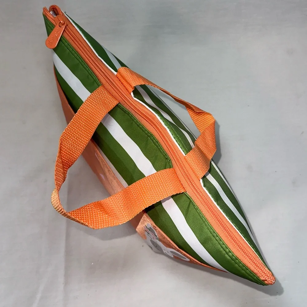 NWOT Thirty-One Thermal Insulated Tote Lunch Bag Llama Orange Green Cooler Bag